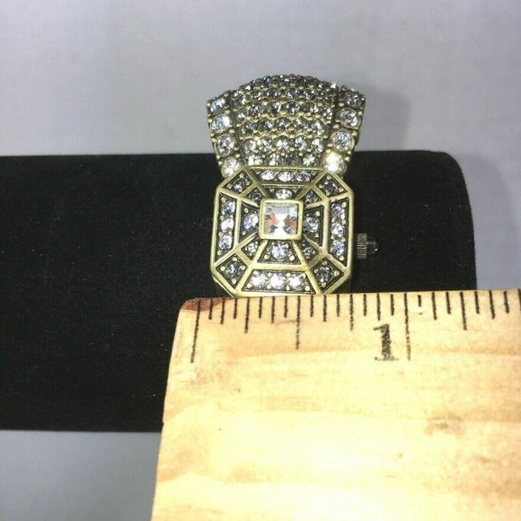 Heidi Daus Swarovski Bow Wristwatch–Needs Battery - Picture 7 of 8